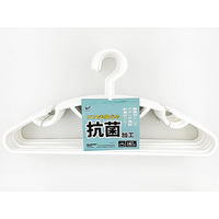シンコハンガー 抗菌セットスリムハンガー ホワイト 5本組 FC683MR
