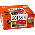 プレジール 互換インク BCI-381+380/5MP対応 FC404SV-PLE-C381-5P