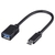 BUFFALO USB3．1 Gen1変換ケーブル(Aメス to C) (0．15m) ブラック BSUAMC311015BK-イメージ1