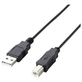 エレコム USB2．0ケーブル(1．0m) ブラック U2CJB10BK