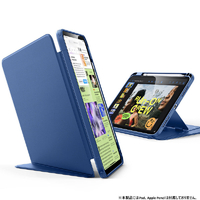 ESR iPad(A16/第10世代)用Flip ペンホルダー付きハイブリッドケース ネイビーブルー ES27664