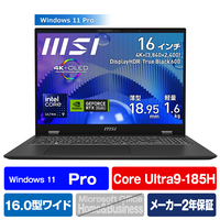 MSI ノートパソコン Prestige 16 AI Studio B1V ステラグレイ PRESTIGE16B1VGG-4025JP