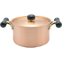 新光金属 銅 IHアンティック 両手鍋 IH-102 20cm FC575LH-3111000