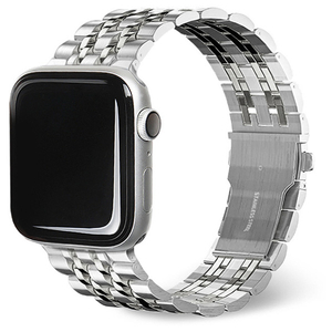 EGARDEN Apple Watch 49/45/44/42mm用SOLID METAL BAND シルバー EGD24664AW-イメージ1