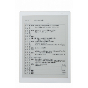 富士通 QUADERNO(Gen．2) A4サイズ 電子ペーパー サテンホワイト FMVDP41-イメージ17