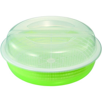 吉川国工業所 ライクイット/ふた付き卓上水切り グリーン FC051SL