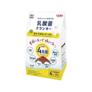 いなば CIAO 乳酸菌クランキー 避妊・去勢後用 まぐろ節味 400g×4P FCJ074J-イメージ1