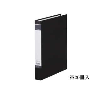 キングジム リングファイルBF A4タテ 背幅37mm 黒 20冊 1箱(20冊) F844562-603BFｸﾛ-イメージ1