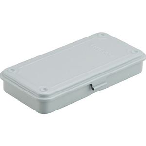 トラスコ中山 トランク型工具箱 203×109×35 ライトグレイ FC641DP-2065309-イメージ1