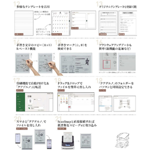 富士通 QUADERNO(Gen．2) A5サイズ 電子ペーパー サテンホワイト FMVDP51-イメージ7