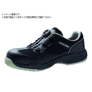 ミドリ安全 Boaシステム 小指保護プロスニーカー PF-117Boaブラック FCA163X-1611757-イメージ1