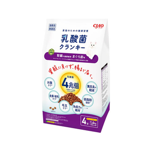 いなば CIAO 乳酸菌クランキー 腎臓の健康維持 まぐろ節味 400g×4P FCJ075J-イメージ1