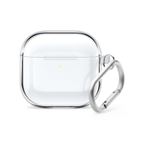 elago AirPods 4用カラビナ付きTPUケース クリア EL AP4CSTPHR TR
