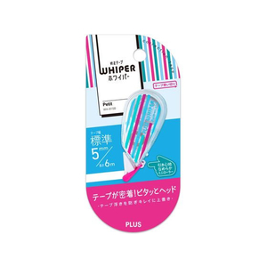 プラス 修正テープ ホワイパープチ 5mmストライプCWH-815B F206434-49-312WH-815B-イメージ2