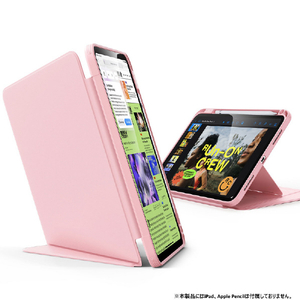 ESR iPad(A16/第10世代)用Flip ペンホルダー付きハイブリッドケース ピンク ES27665 ESR iPad(A16/第10世代)用Flip ペンホルダー付きハイブリッドケース ピンク ES27665