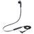 エレコム ヘッドセット 有線 3．5Φ マイク ミュートスイッチ付き(左耳用セミオープンタイプ) ブラック HS-EP20TBK-イメージ1