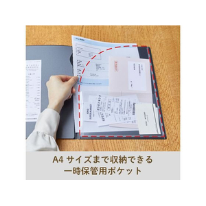 キングジム レシート/領収書スキャンホルダー A4 ベージュ FCD070G-790-BE-イメージ5