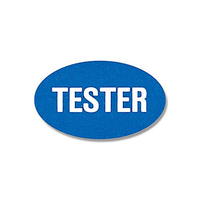 シモジマ タックラベル No.225「TESTER」 312片 F037076-#7073019