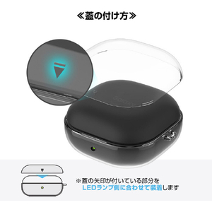 araree Galaxy Buds Pro用ハードクリアケース Nu:kin AR20666GBP-イメージ15