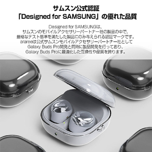araree Galaxy Buds Pro用ハードクリアケース Nu:kin AR20666GBP-イメージ7