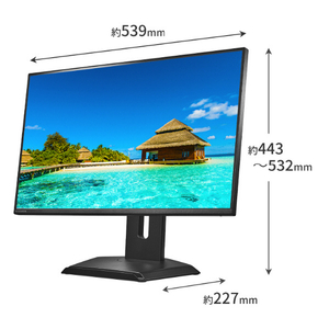 I・Oデータ USB Type-C搭載 23．8型液晶ディスプレイ BizCrysta LCD-C243SMB-FX-イメージ2
