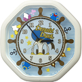 リズム時計 からくり時計M441/ドナルドダック 掛時計 Disney 白パール 4MH441MC03