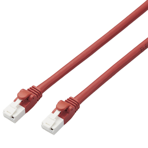 エレコム Cat6A LANケーブル(2m) レッド LD-GPAT/RD2/RS-イメージ1