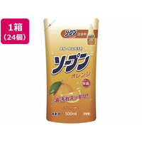 カネヨ石鹸 ソープン オレンジ 詰替 500ml 24個 FC799RD