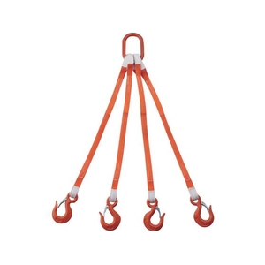 トラスコ中山 TRUSCO/4本吊ベルトスリングセット 25mm幅X1m FC365YW-2580335-イメージ1