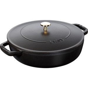 STAUB ストウブ ピコ・ココット ブレイザーソテーパン 26cm ブラック FC028LD-1264030-イメージ1