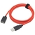 ルートアール 急速充電用USB延長ケーブル(1．5m) 赤 RC-UHCE15R-イメージ1