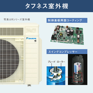 ダイキン 「工事代金別」 14畳 フィルター自動清掃 エアコン e angle select Fシリーズ ATF40APE6-WS-イメージ15