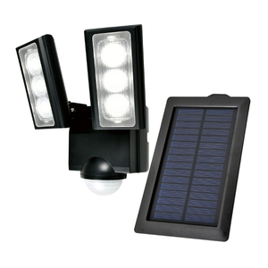 エルパ LEDセンサーライト ソーラータイプ(2灯) ESL312SL-イメージ1