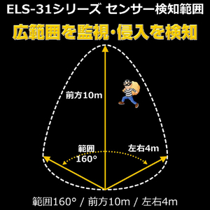 エルパ LEDセンサーライト ソーラータイプ(2灯) ESL312SL-イメージ9