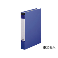 キングジム DリングファイルBF A4タテ とじ厚21mm 青 20冊 1箱(20冊) F844564-608BFｱｵ