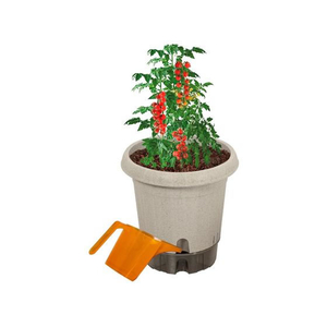 ＬＩＶ ＰＬＵＳ ベストコ 植木鉢 給水式 ポット 360型 アイボリー FCE176W-MA-4211-イメージ3