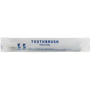 フィード ハミガキ液付歯ブラシセット 黒 100本 FCJ213T-イメージ1