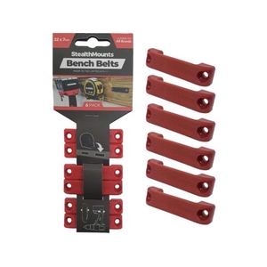 ステルスマウント/ベンチベルト 6個入り レッドBB-RED-6 FC170XE-6826535-イメージ1