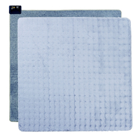 広電 電気カーペット 2畳 カバーセット グレイ／無地 VWU201HHMF