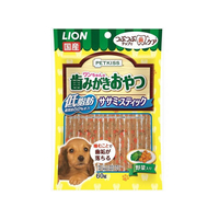ライオン PETKISS ワンちゃんの歯みがきおやつ 低脂肪ササミスティック 野菜入り 60g FCB2758-PFDTWTV