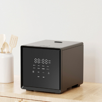 YAMAZEN NEJS-072CM-B キューブ型炊飯器 4合 ブラック|エディオン公式通販