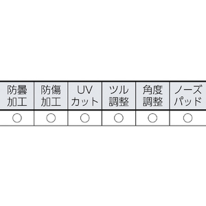 トラスコ 一眼型セーフティグラス(オーバーグラス)タイプ TRUSCO 一眼型セーフティグラス TSG-362-イメージ2