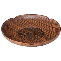 イシダ 木製茶托 梅型 1個入 FCD0189