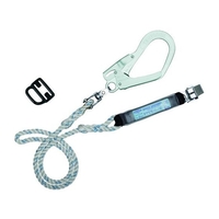 藤井電工 ハーネス用ランヤード ロープ式 白11170011 FC011FB-1636677