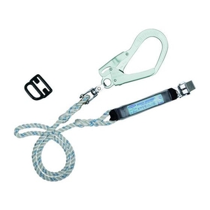 藤井電工 ハーネス用ランヤード ロープ式 白11170011 FC011FB-1636677-イメージ1