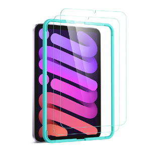 ESR iPad mini(A17 Pro/第6世代)用9H 強化ガラスフィルム(2枚入り) ES27668 ESR iPad mini(A17 Pro/第6世代)用9H 強化ガラスフィルム(2枚入り) ES27668