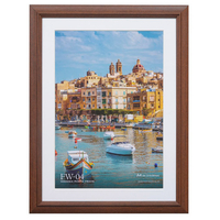 ハクバ 木製額縁 FW-04 A4サイズ ブラウン FW-4-BRA4