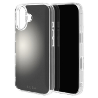 ラスタバナナ iPhone 16用ILBE ハイブリッドケース TPU×PC グラデーション ブラック 8184IP461HPBK