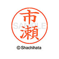 シヤチハタ ネームペン用ネーム シルバー 既製 市瀬 FC46013-X-GPS-0242
