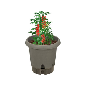 ＬＩＶ ＰＬＵＳ ベストコ 植木鉢 給水式 ポット 360型 グレー FCE177W-MA-4212-イメージ2
